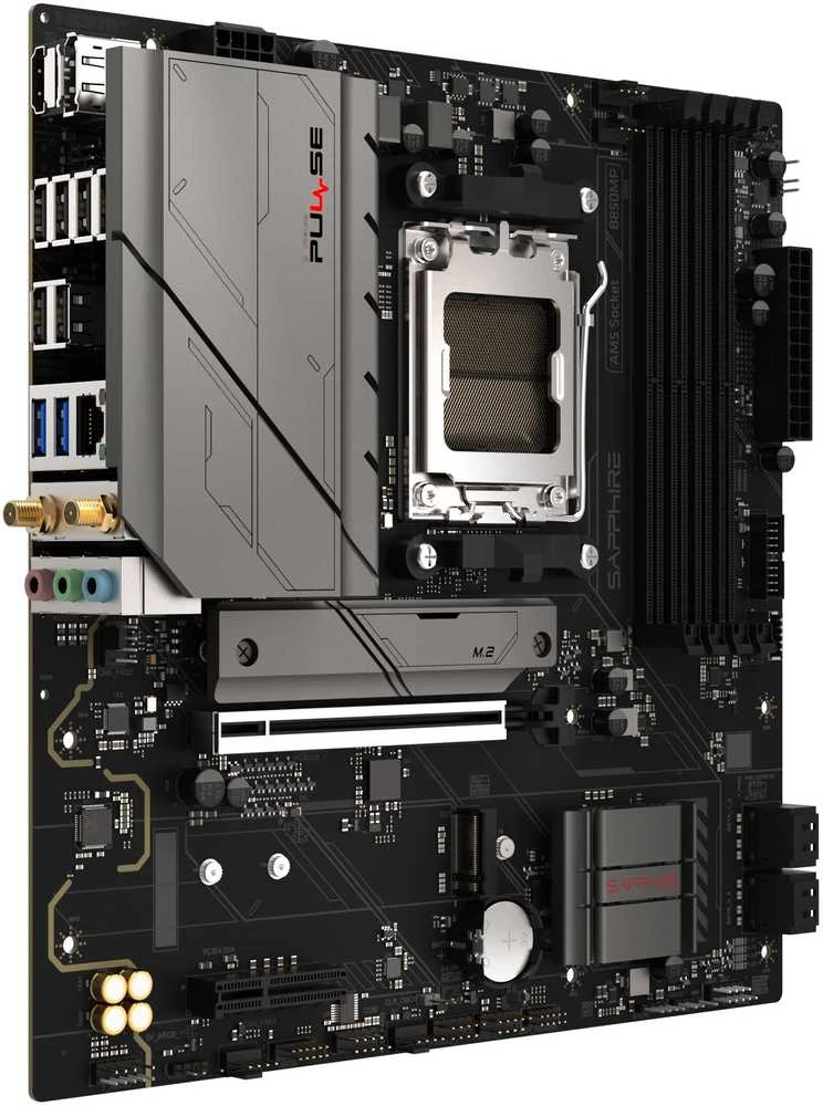 Sapphire PULSE B850M WIFI AMD B850 Socket AM5 micro ATX pagrindinė plokštė