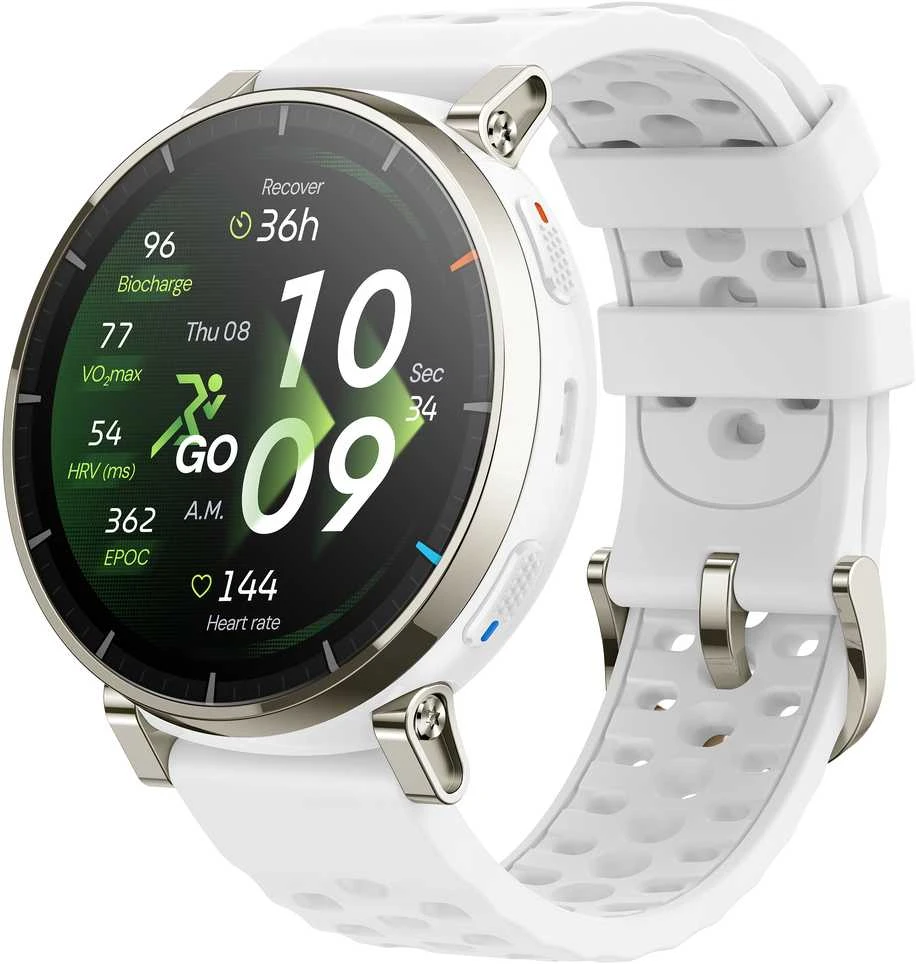 Išmanusis laikrodis Amazfit Active 3 Premium Aero Baltas (ESW2558GL3N HMI)