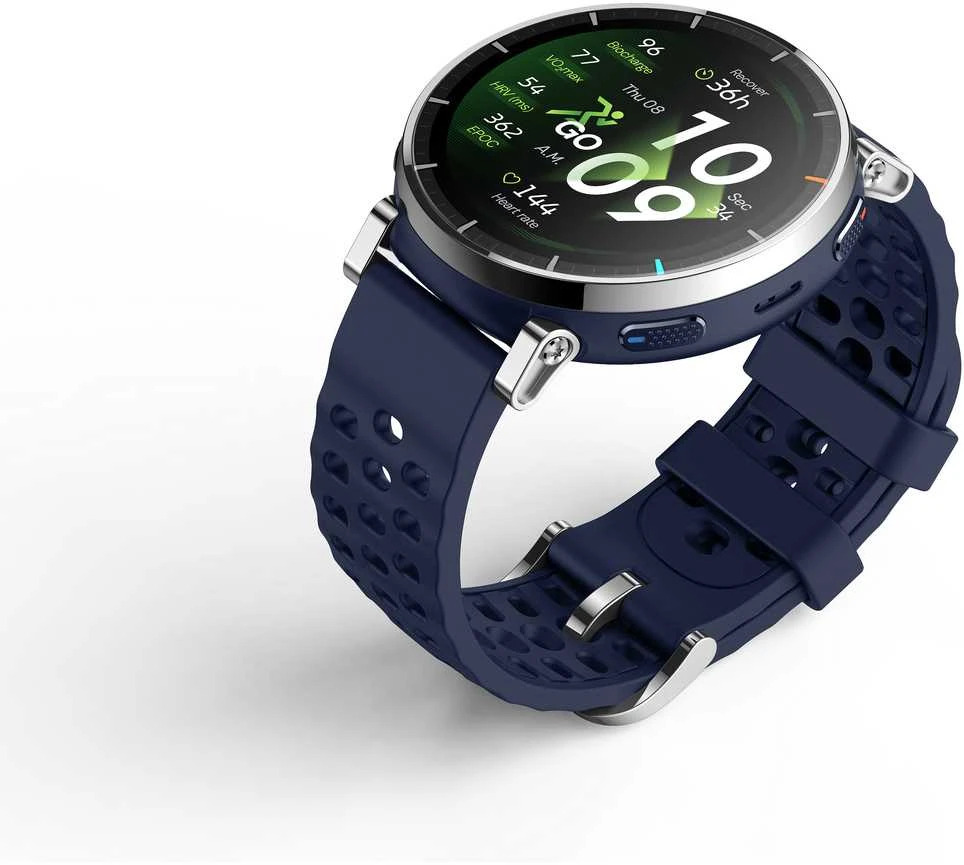 Amazfit Active 3 Premium Dark Mėlyna Išmanusis laikrodis HYROX-Modus