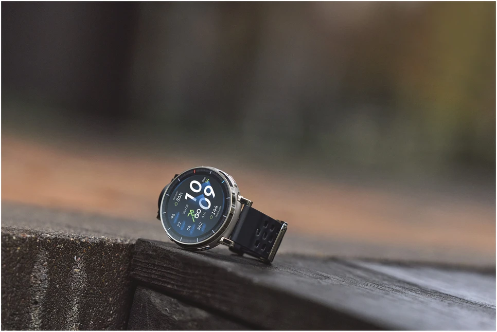 Išmanusis laikrodis Amazfit Active 3 Premium NFC Apex Sidabrinis