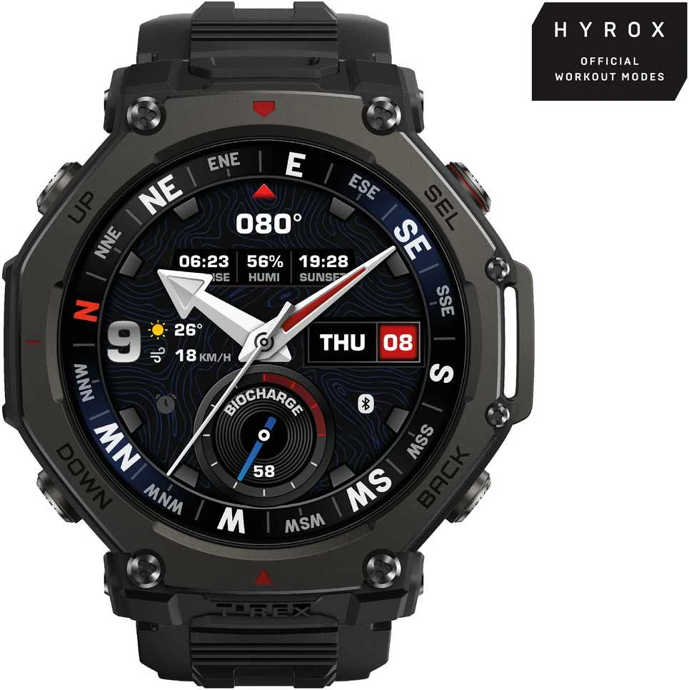 Išmanusis laikrodis Amazfit T-Rex 3 Pro Tactical Juodas (48mm)