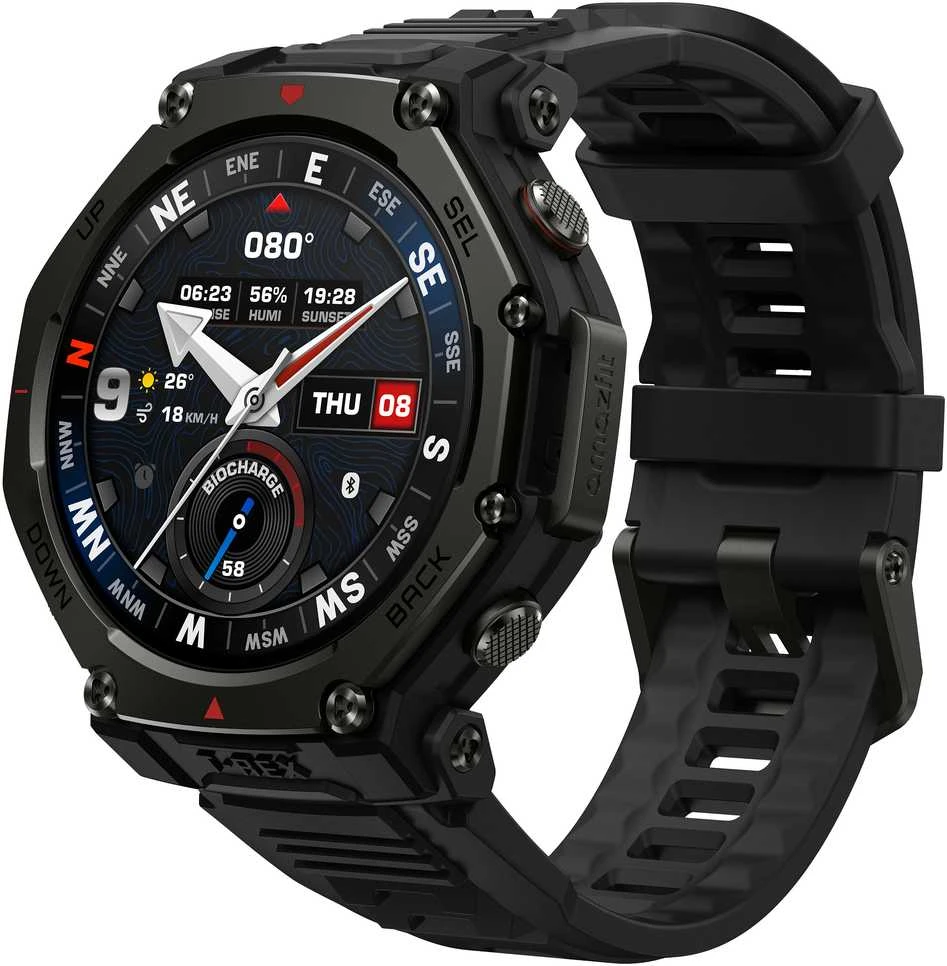 Išmanusis laikrodis Amazfit T-Rex 3 Pro, juodos spalvos (48mm)