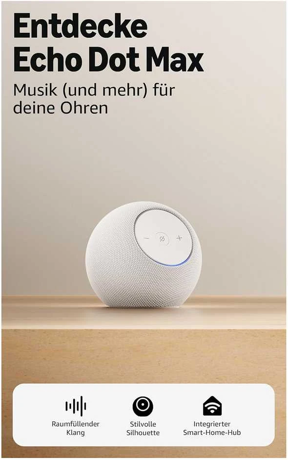 „Amazon Echo Dot Max“ Baltas (2025 m.)