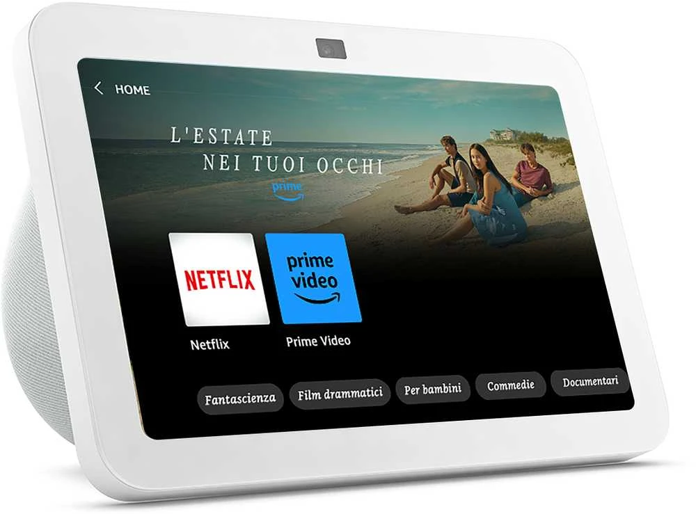 Amazon „Echo Show 8“ (3 kartos) Ledynų balta