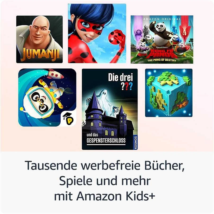 „Amazon Fire HD 8 Kids Pro Planšetė“ (2024 m.) „WiFi“ 32 GB nuo 6 iki 12 metų „Marvel's Avengers B0CVDPXVWR“