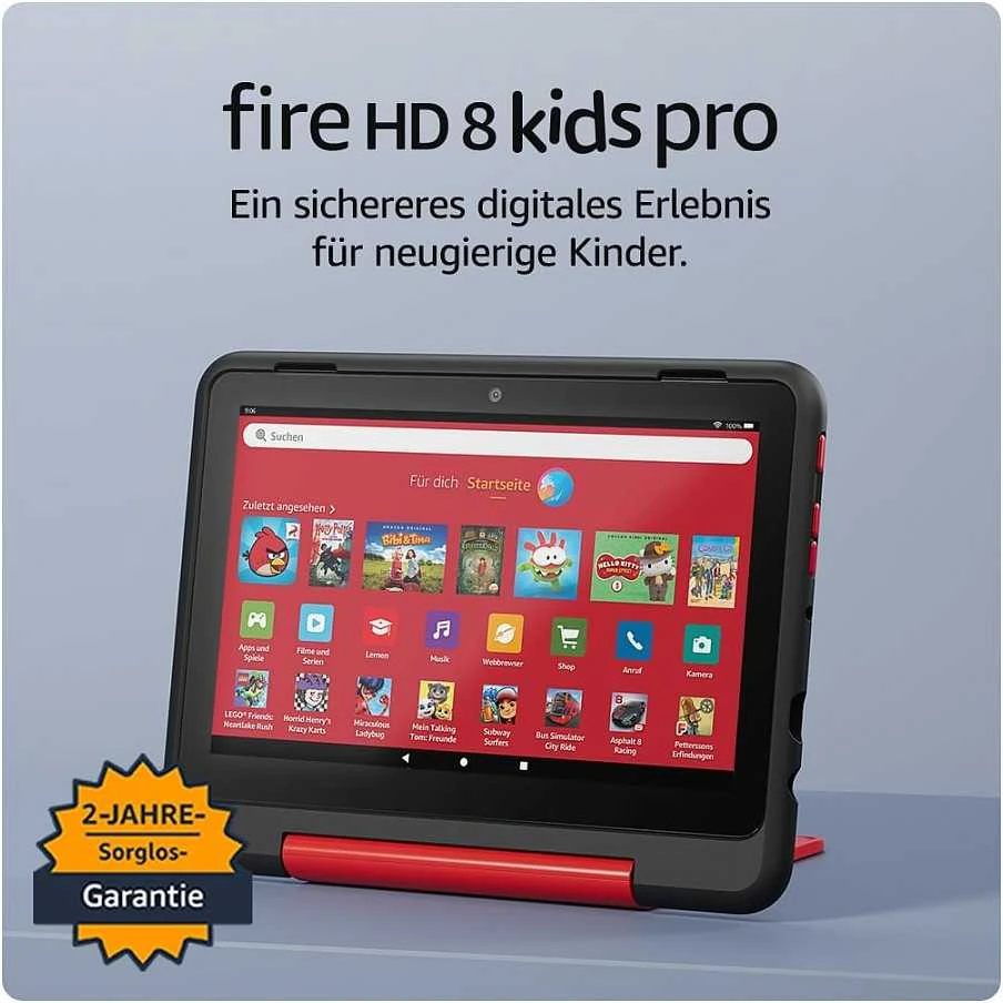 „Amazon Fire HD 8 Kids Pro Planšetė“ (2024 m.) „WiFi“ 32 GB nuo 6 iki 12 metų „Marvel's Avengers B0CVDPXVWR“