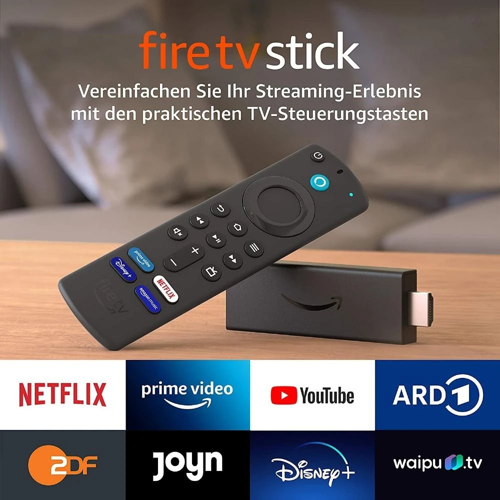Vaizdo grotuvas „Amazon Fire TV Stick Alexa 2021“.