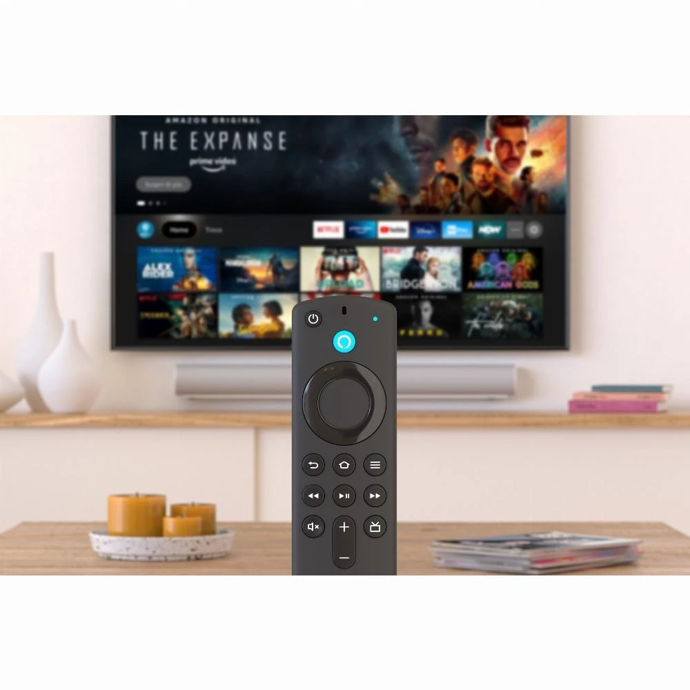 Vaizdo grotuvas „Amazon Fire TV Stick Alexa 2021“.