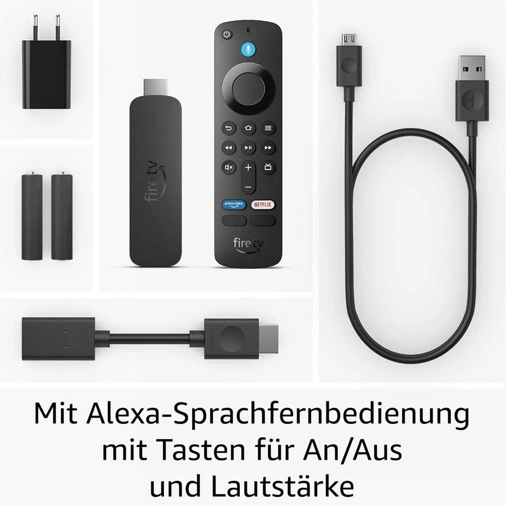 Vaizdo grotuvas „Amazon Fire TV Stick 4K Plus“ su „Wi-Fi 6“ palaikymu ir transliacija „Dolby Vision“ / „Atmos“ bei HDR10+ formatais