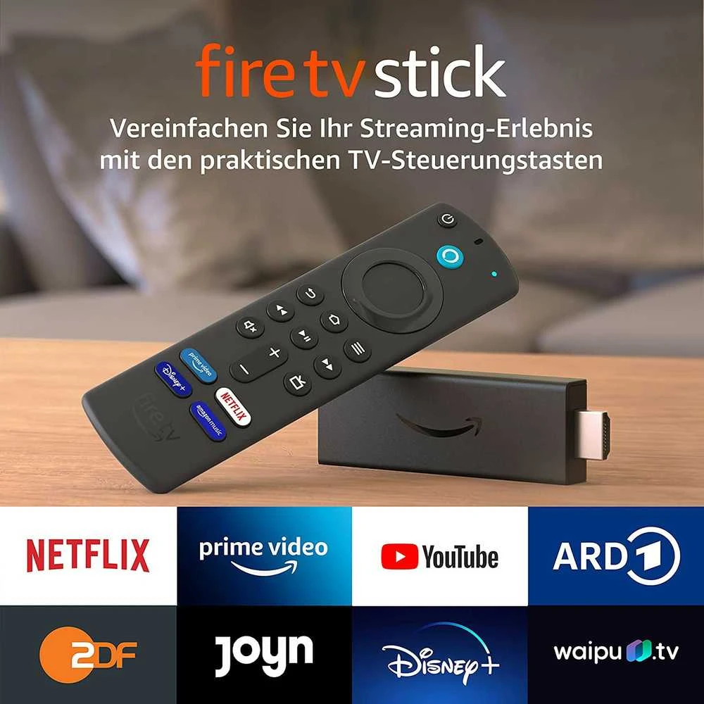 Vaizdo grotuvas „Amazon Fire TV Stick Alexa 2021“.