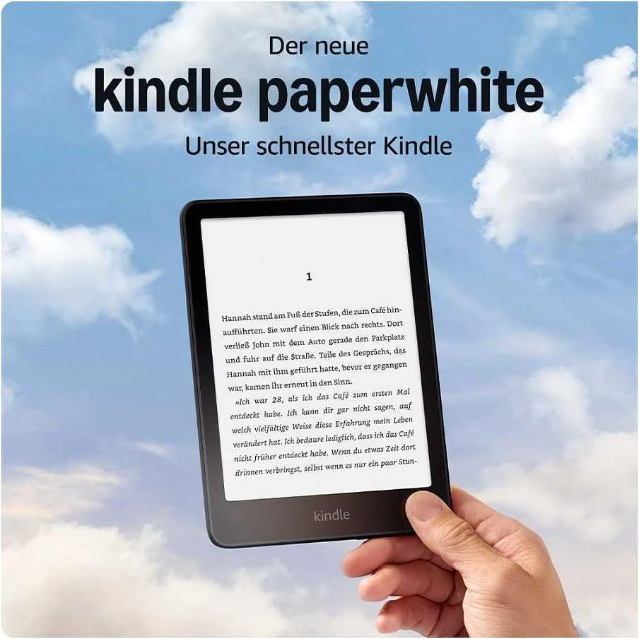 Elektroninė skaityklė Amazon Kindle Paperwhite (2024) 7", 16 GB, juodos spalvos | su reklamomis