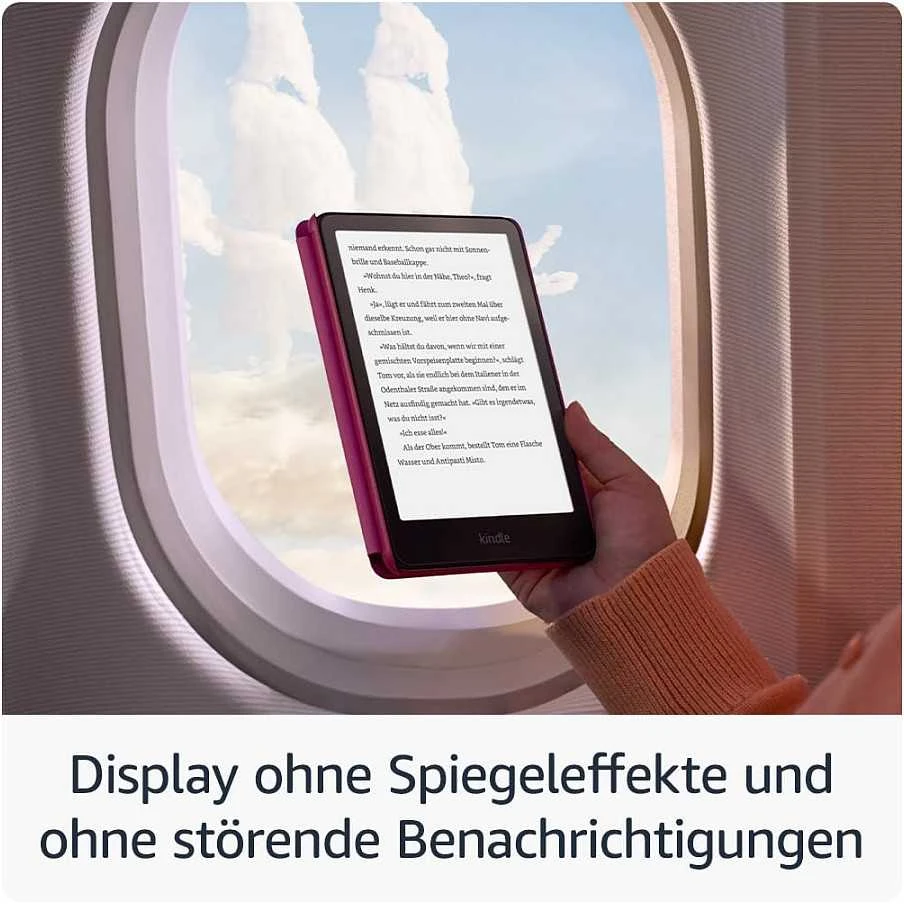 Elektroninė skaityklė Amazon Kindle Paperwhite (2024, 12 karta) 7", 16 GB, rožinė | su reklamomis