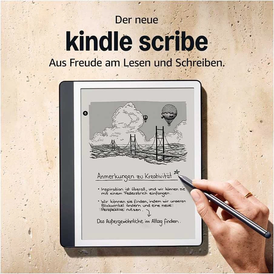AMZ Amazon Kindle Scribe elektroninių knygų skaityklė Lietimui jautrus ekranas 16 GB „Wi-Fi“ Antracitas