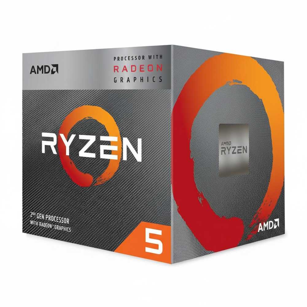 Procesorius AMD AM4 Ryzen 5 3400G SBX 3,7GHz MAX Boost 4,2GHz 4MB Radeon RX Vega 11 65W