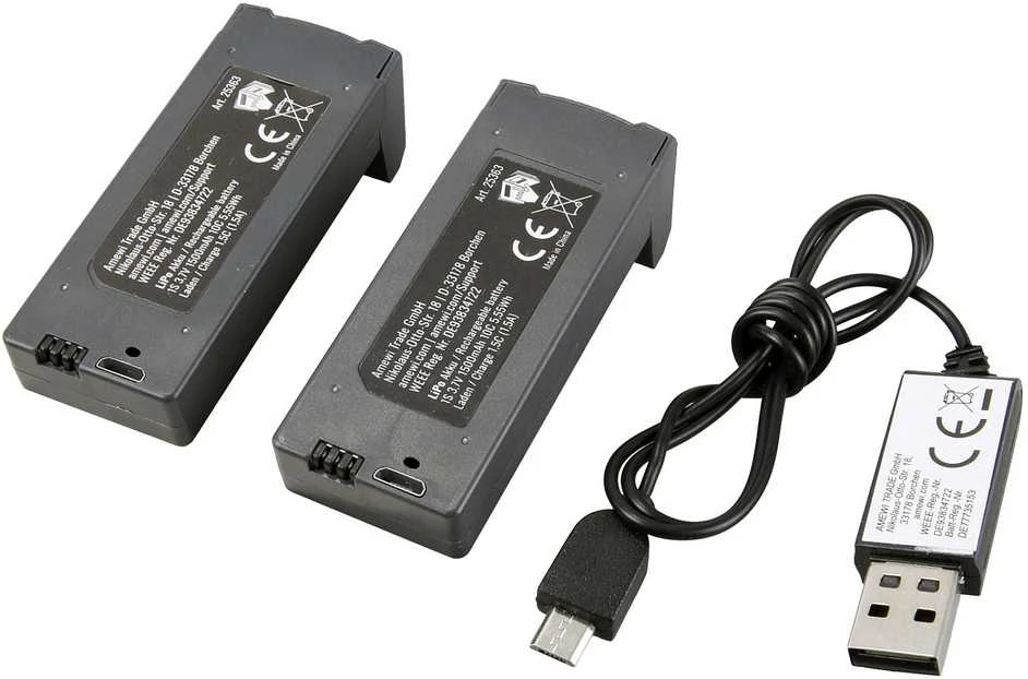 Carruzzo Amewi X4KPro 4 rotoriai Keturių menčių sraigtasparnis 3840 x 2160 pikseliai 1500 mAh Pilka