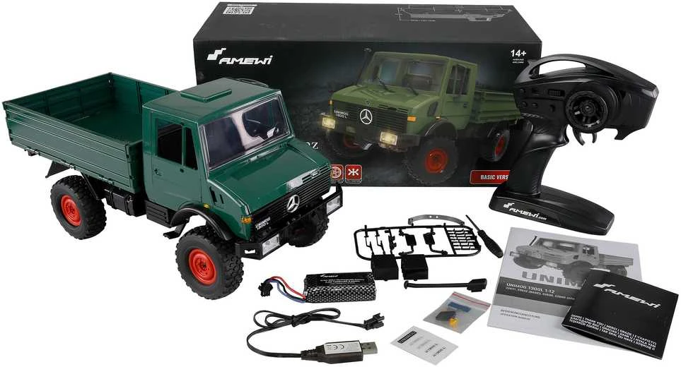 Carruzzo Amewi Unimog Radijo bangomis valdomas (RC) modelis Off-road truck Elektrinis variklis 1:12