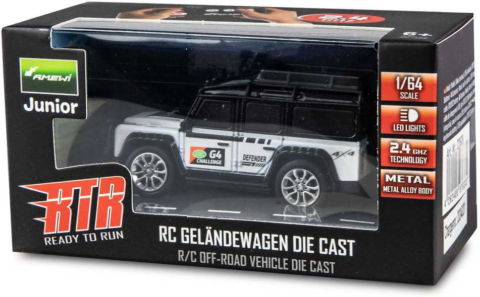 Amewi Amewi RC Geländewagen Die Cast 1:64 RTR baltas
