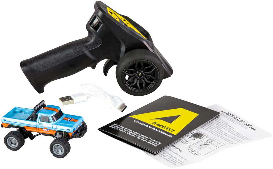 Amewi Amewi RC Monstertruck Die Cast Li-Ion 200mAh blau/oranžinis 6+