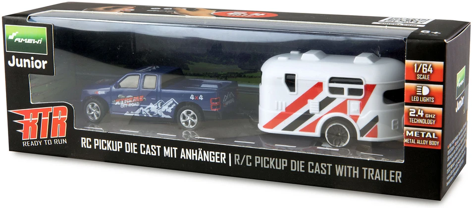 Amewi Amewi 22680 zdalnie sterowany modelis Pickup Silnik elektrinis 1:64
