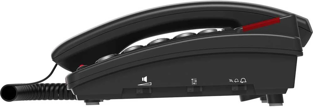 amplicomms BIGTel 48 Plus, didelis mygtukas telefono tamsiai pilkas
