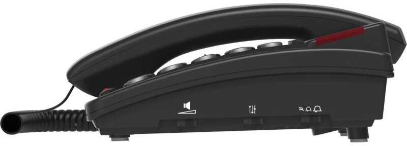 Carruzzo amplicomms BigTel 50 Alarm Plus Duo Analoginis telefonas Skambintojo ID Tamsiai Pilka