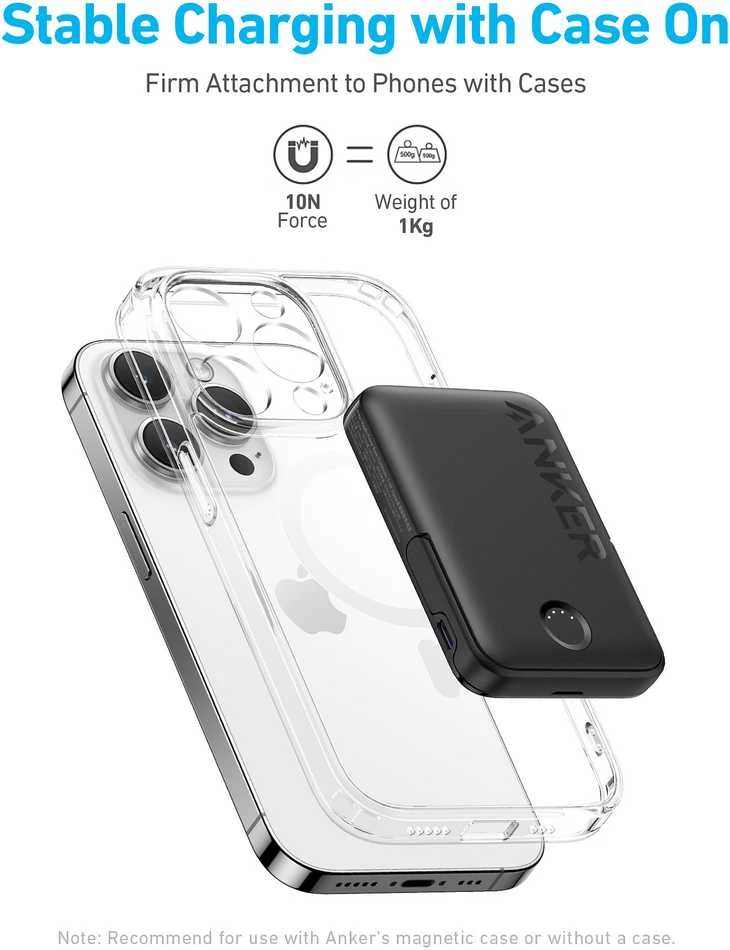 Anker 322 MagGo Power Bank su laikikliu | A1618G11 | 5000 mAh | Judas