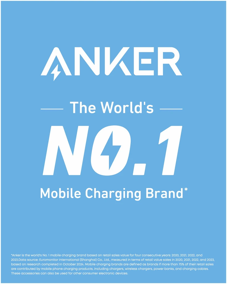Kabelis USB Anker Lightning - USB-C 1.8 m Baltas (A81B6G21)