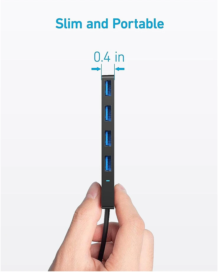 Anker | USB-C Data Hub (4-in-1, 5Gbps) | A8309G11