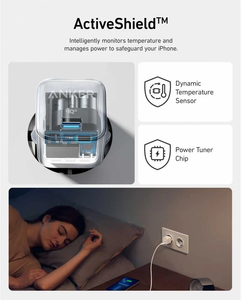 Įkroviklis Anker 511 Nano Pro 1 USB-C 20W (A2346G21)