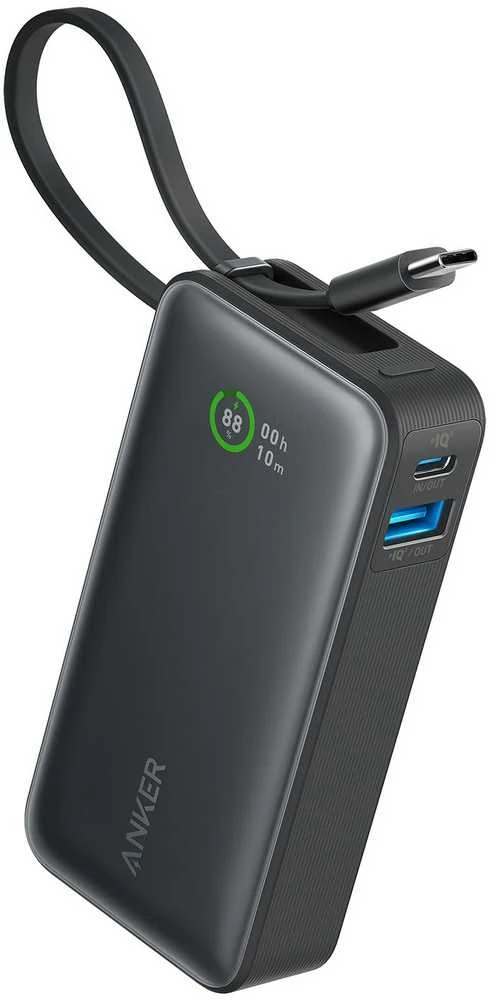 Anker 545 Nano Power Bank | A1259G11 | 10000 mAh | Juodas