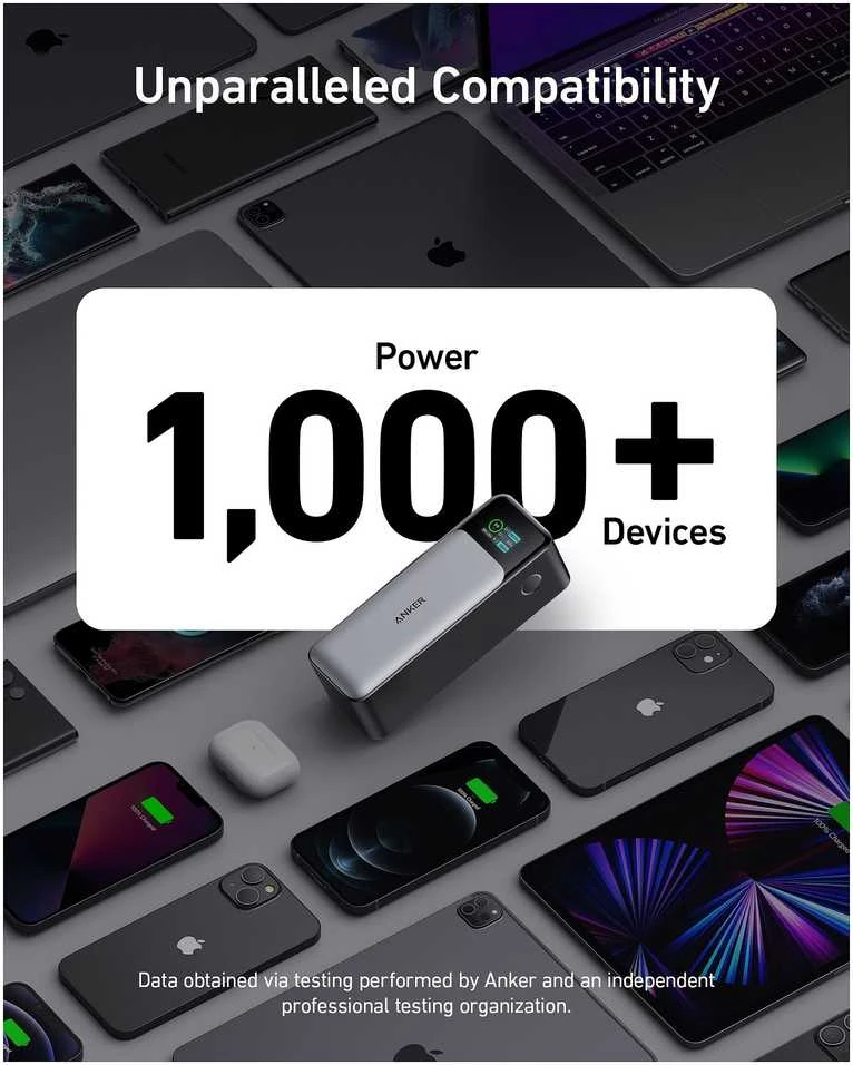 Anker 737 24000 mAh nešiojama baterija (PowerCore 24k) 140 W