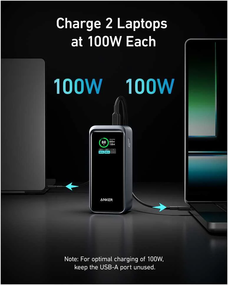 Nešiojamas įkroviklis Anker Prime 20000 mAh, 200 W