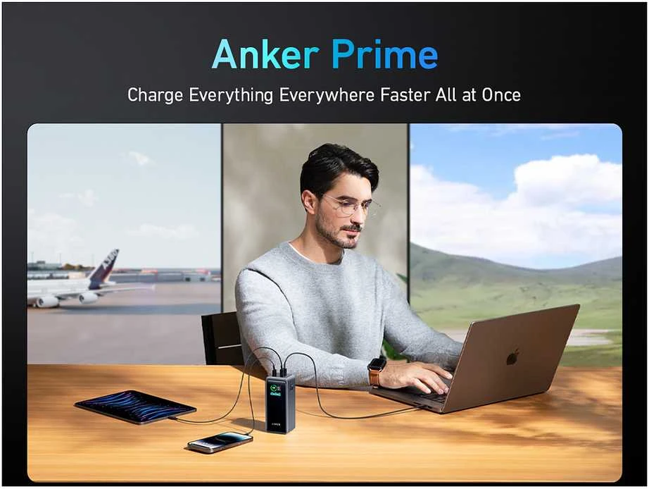 Nešiojamas įkroviklis Anker Prime 20000 mAh, 200 W