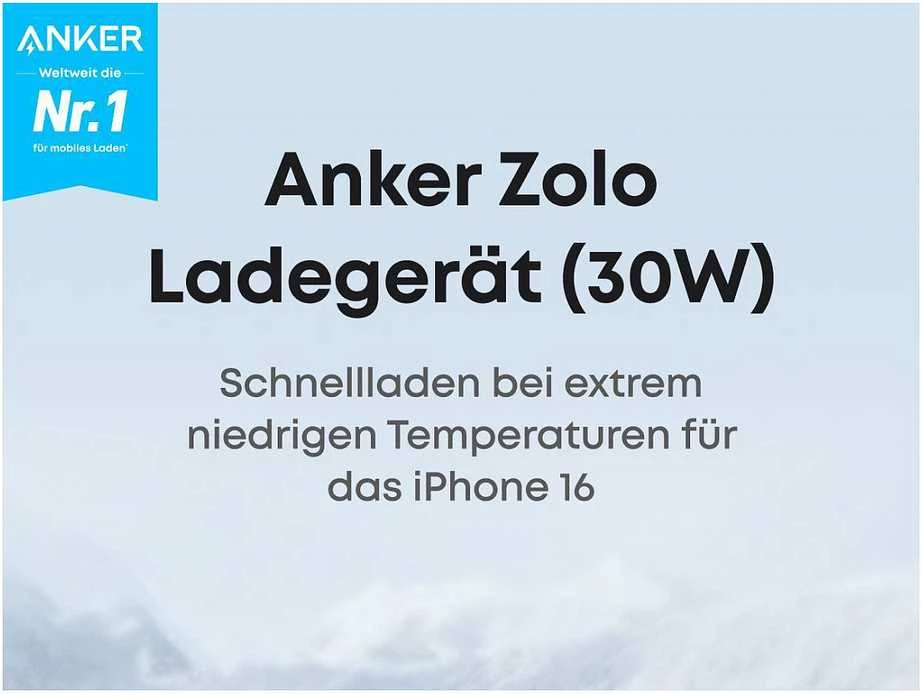 Įkroviklis Anker ANKER Charger 30W kompaktes GaN Schnellladeger�t 1x USB-C juodas