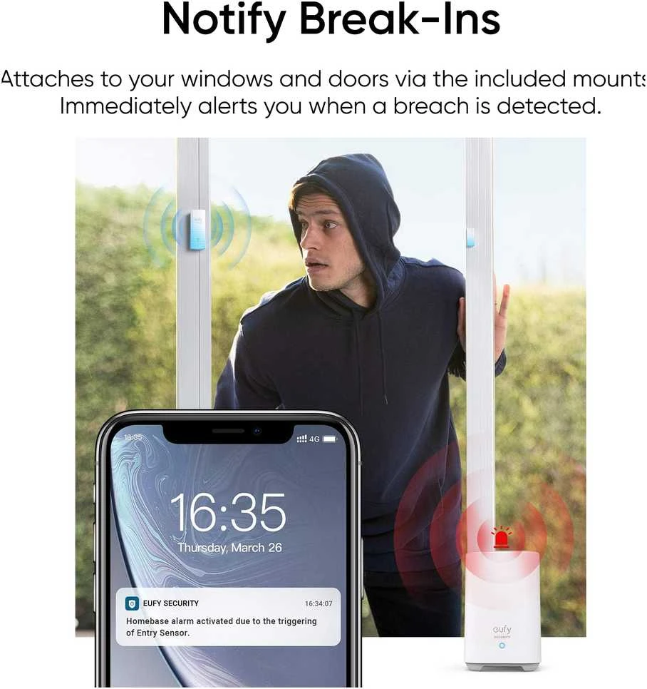 5 dalių namų saugumo sistema Anker Eufy Home Alarm Kit