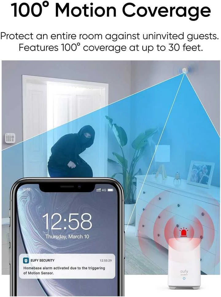 5 dalių namų saugumo sistema Anker Eufy Home Alarm Kit