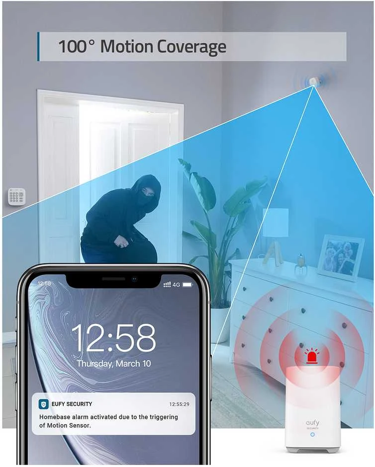 5 dalių namų saugumo sistema Anker Eufy Home Alarm Kit