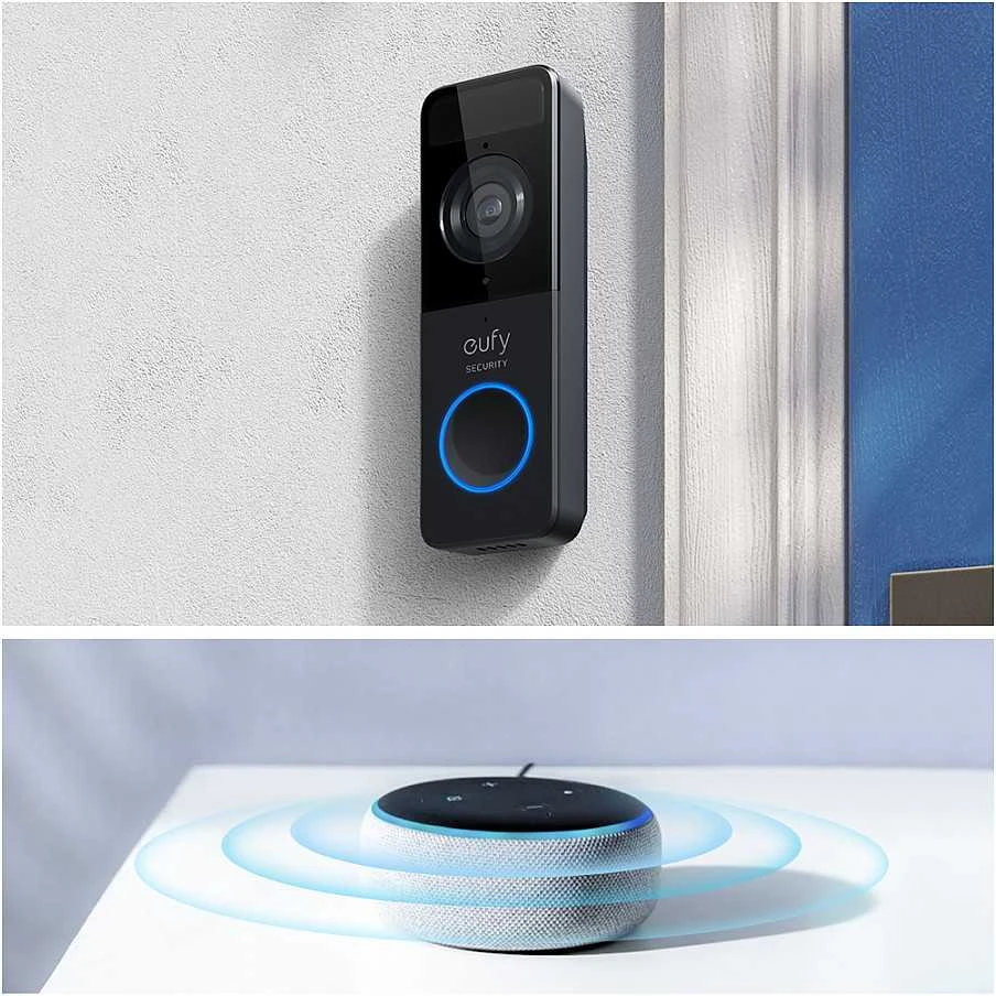 Anker Eufy Videodofof EUFY VIDEO DOORBELL SLIM iš FULL HD kameros