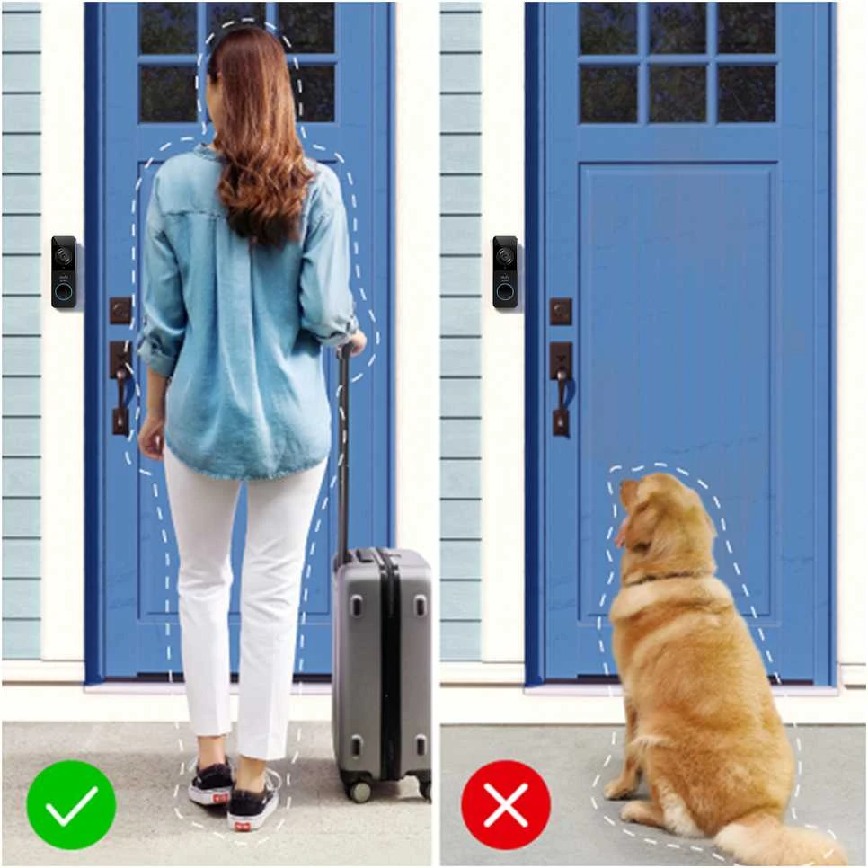 Anker Eufy Videodofof EUFY VIDEO DOORBELL SLIM iš FULL HD kameros