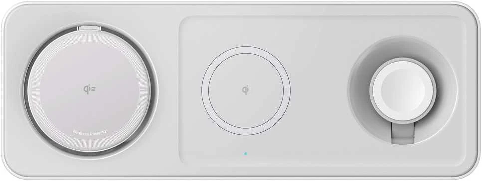 Anker MagGo 15W 3-in-1 horizontali magnetinė stotis Baltas