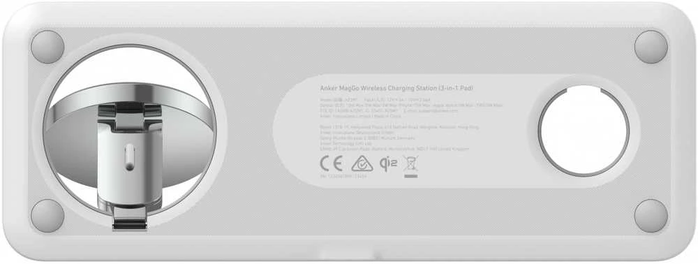 Anker MagGo 15W 3-in-1 horizontali magnetinė stotis Baltas