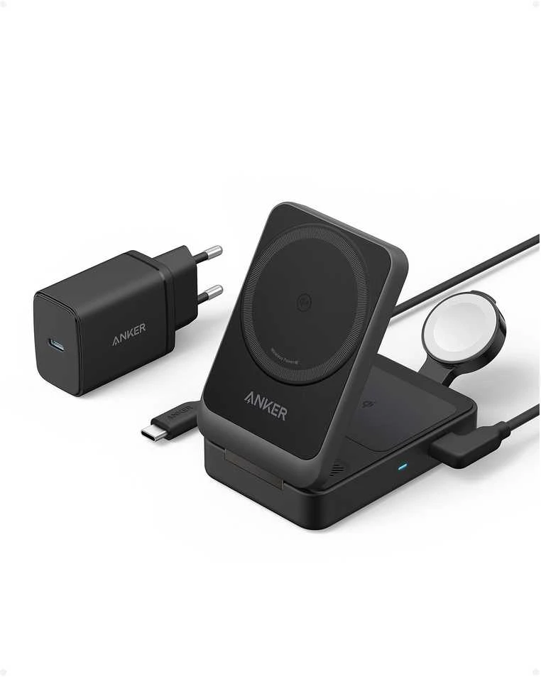 „Anker B2557311“ | Magnetinis belaidis įkroviklis „MagGo“ (Qi 2.0, 15 W)