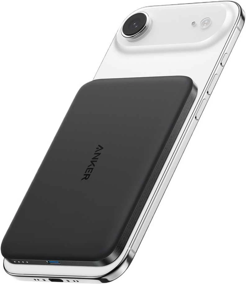 Anker Nano Power Bank (5K, Slim) | 5000 mAh | 24 pin USB-C | Juodas