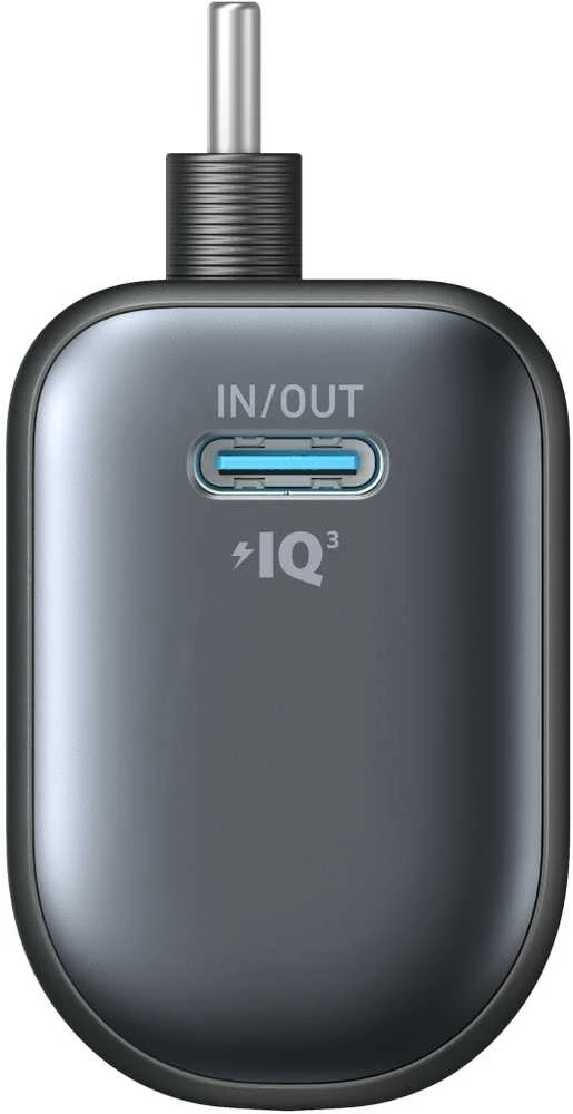 Anker Nano Power Bank Integruotas su USB-C jungtimi | A1653H11 | 5000 mAh | Juodas
