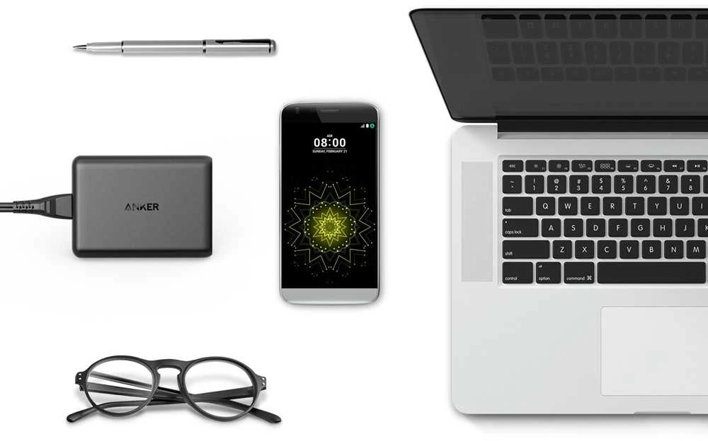 Telefono įkroviklis Anker PowerPort Speed 5 Ports, Quick Charge 3.0, 63W