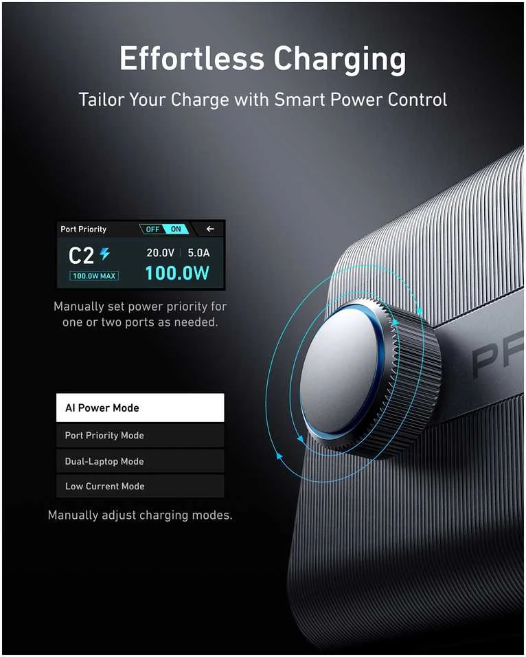 „Anker Prime“ įkroviklis (250 W, 6 prievadai, „GaNPrime“) | A2345341