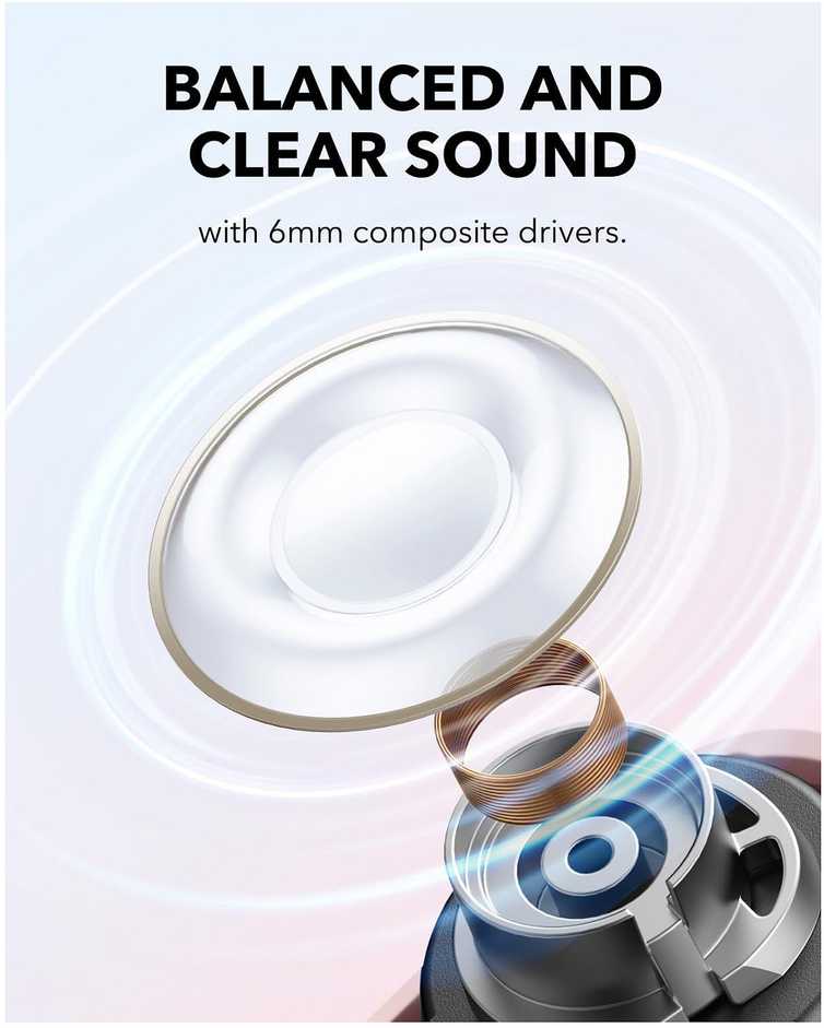 Anker Soundcore A30i ausinės, Rožinės spalvos