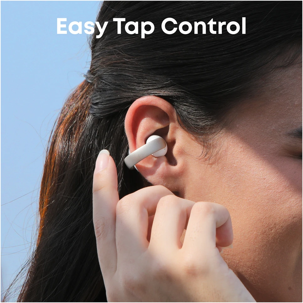 „Anker Soundcore AeroClip“ atviros ausinės, baltos | „Anker Soundcore“