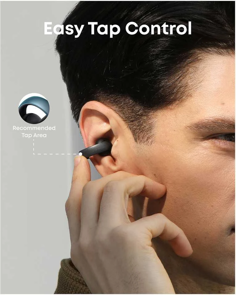 Ausinės ANKER Soundcore AeroClip juodas užsegamas ausinukas