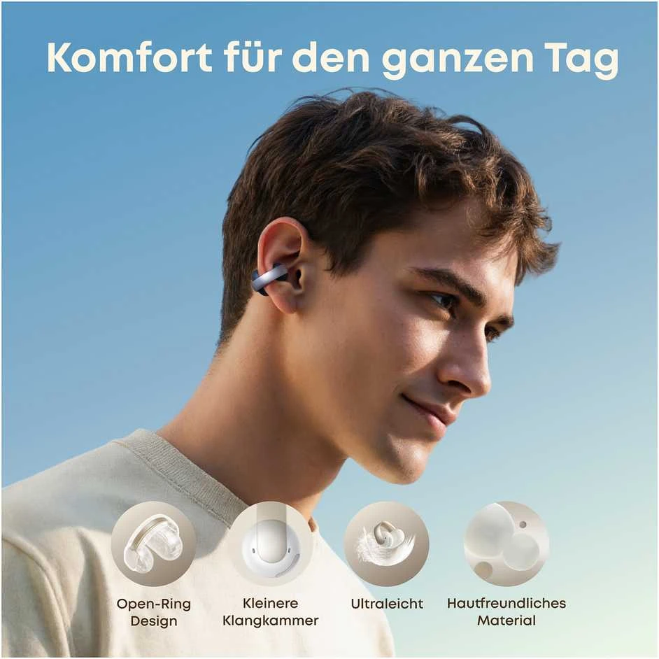 ANKER Soundcore AeroClip ausinės ant ausies